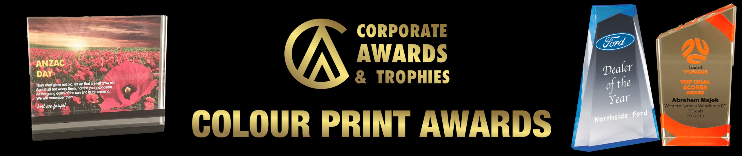 Awards with Colour Print